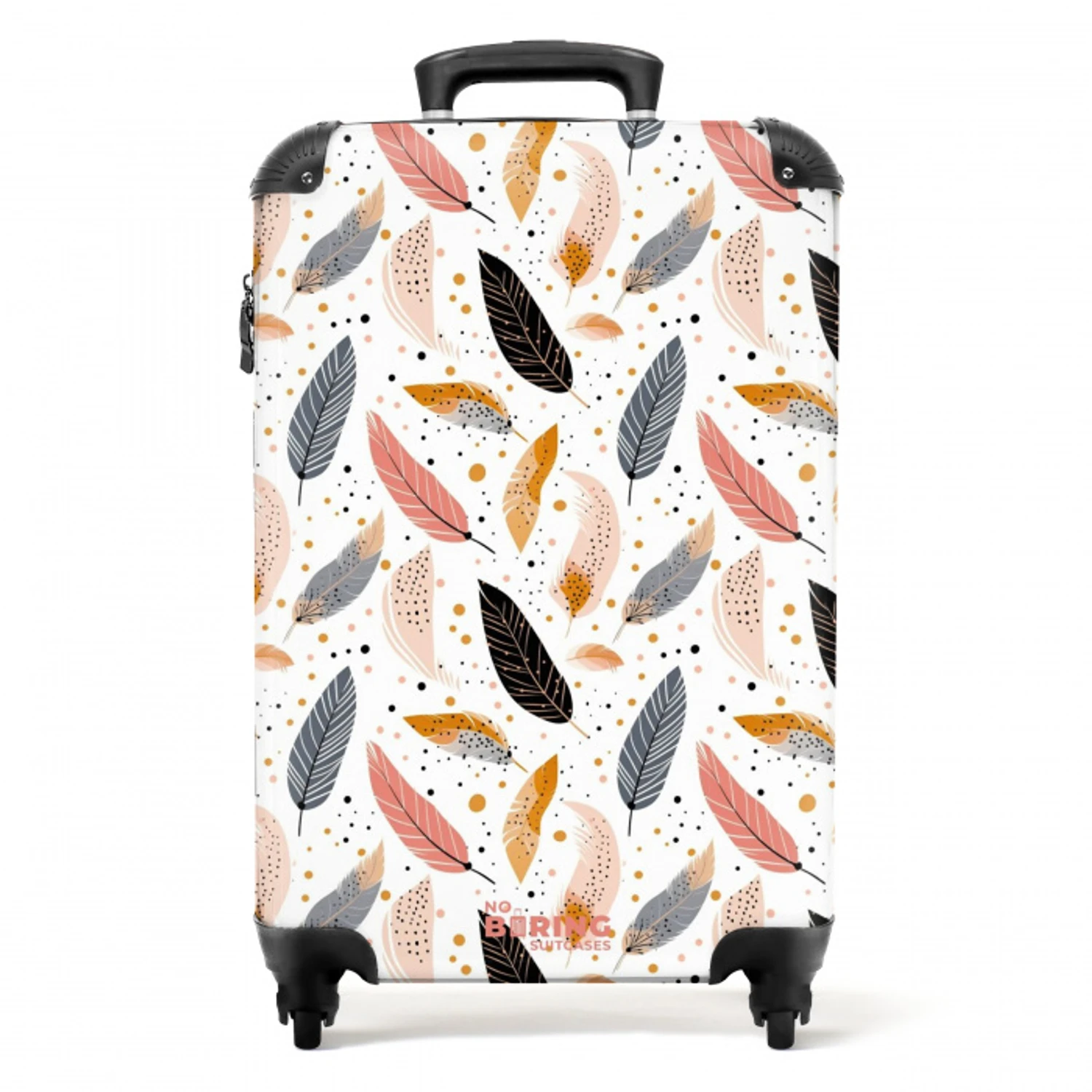 Boho - Verenpatroon NBS - Handbagage koffer - Unisex middel -productfoto_recht