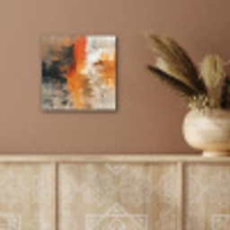 Verf - Patroon - Modern - Kunst aluminium wit klein -sfeer4