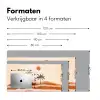 Palmbomen - Abstract - Zon - Heuvels Muismat XXL klein -sfeer5