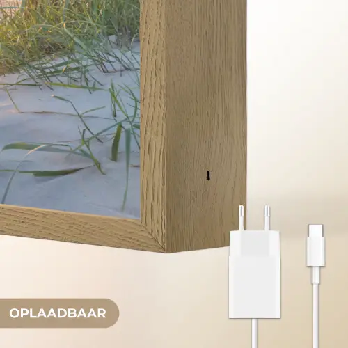 Strand - Zon - Duin - Gras - Zand - Horizon Light Box met batterij (Wandlamp) middel -USP_websiteoplaadbaarNL