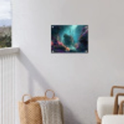 Schip - Hout - Koraalriffen - Zonlicht tuinposter los doek klein -sfeer8