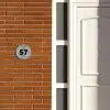 Grijze tegels - Traditioneel Naambord Rond klein -sfeer3-rond-XS