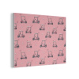 Golfkar - Retro - Roze PET vilt klein 837 -3d