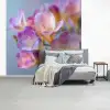 Bloemen - Paars - Overloop - Meeldraden fotobehang vinyl groot -slaapkamer