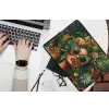 Vrouw - Panterprint - Jungle - Natuur - Luxe laptophoes neopreen klein -bureau