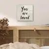 Minimalistisch - Beige - Love plexiglas 5mm klein -sfeer4