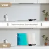Landschap - Zee - Strand keuken achterwand spatscherm klein -voor_na_NL