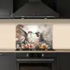 Kolibrie - Vogels - Bloemen - Natuur keuken achterwand spatscherm klein -sfeer1
