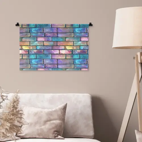 Gloed - Kleuren - Muur - Glans Wandkleed katoen klein 269 -sfeer4