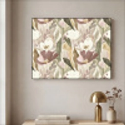 Bloemen - Aquarel - Kleurrijk Textielframe zwart klein 947 -sfeer2