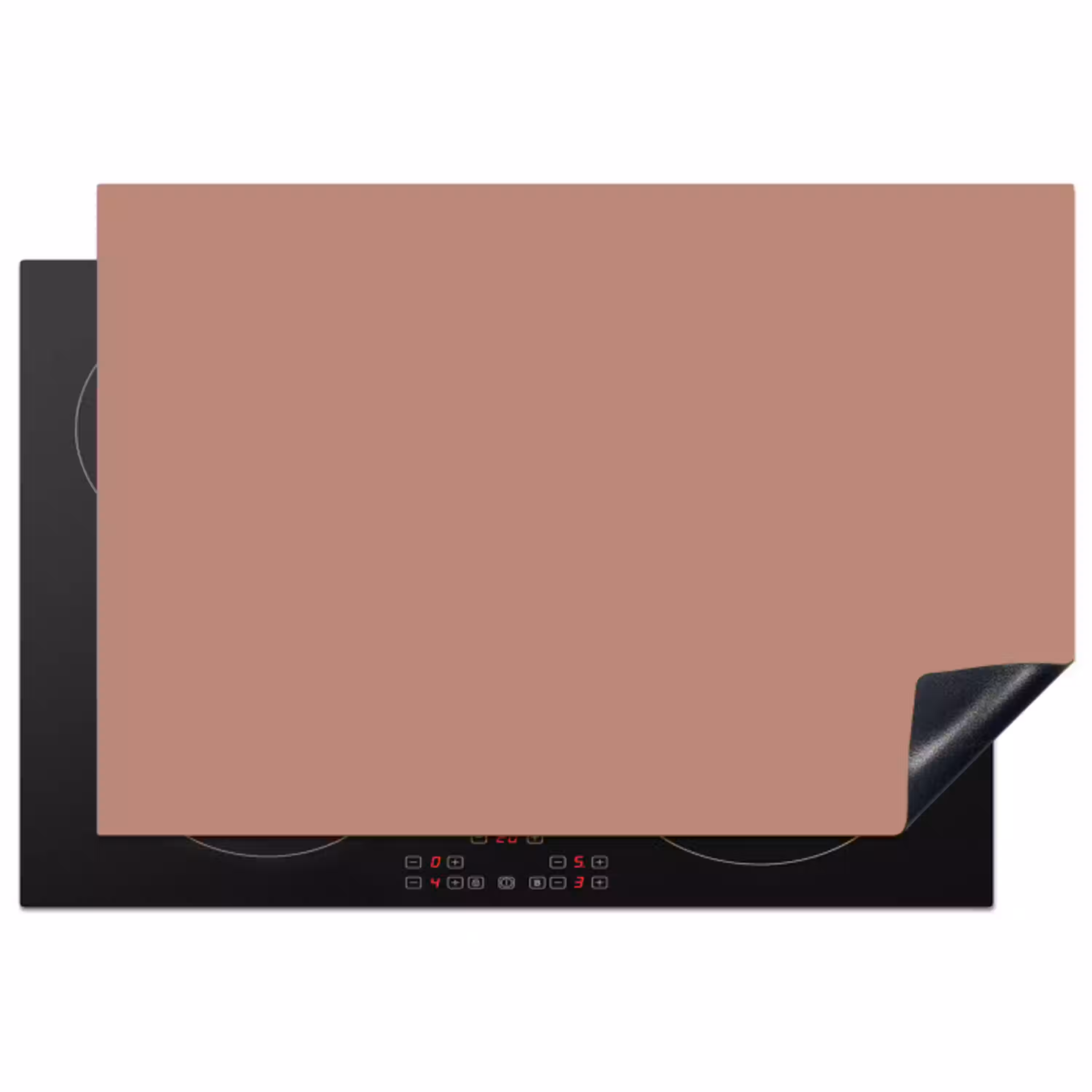 Earthy - Blusher - Roze Inductie beschermer vinyl 3mm klein 276 -3d