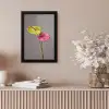Planten - Anthurium - Groen - Roze fotolijst zwart zonder passe partout klein -sfeer5