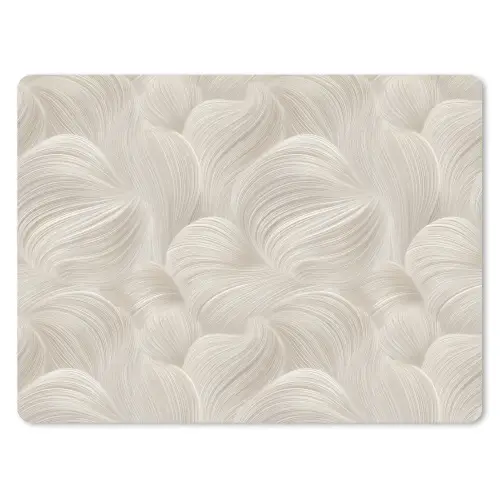 Lijnen - Waaier - Beige muismat rubber klein 262 -3d