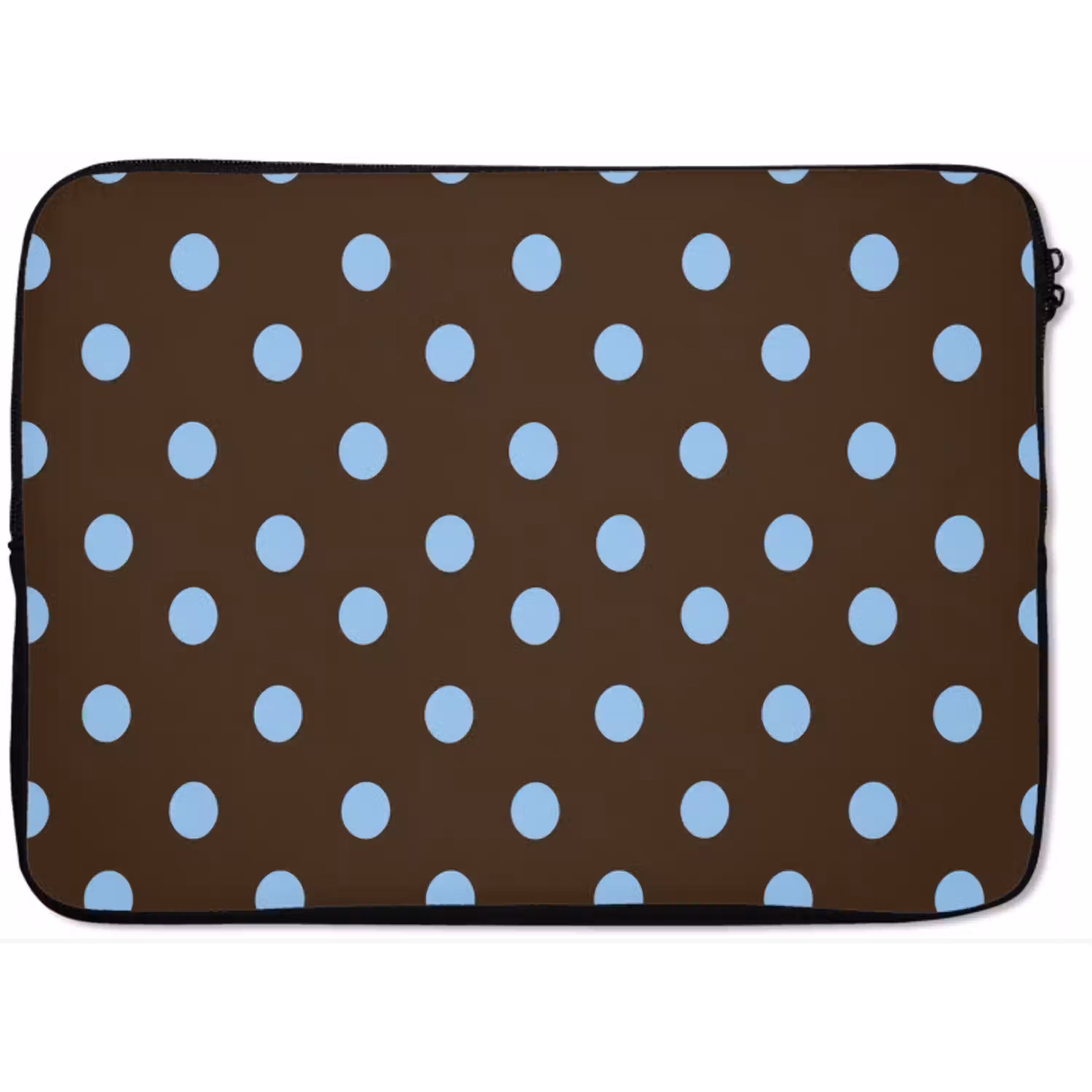 Klassiek - Stippen - Bruin laptophoes neopreen klein 279 -zkaufland3dotto