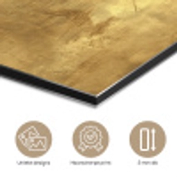 Industrieel - Textuur - Goud aluminium wit klein 46 -closeup_NL