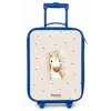 Bohemian paard in pastel kleuren Kinderkoffer - Blauw klein -zz3dotto