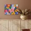 Kleurrijk - Bloemen - Abstract - Stippen PET vilt klein -sfeer4
