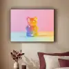 Pastel - Snoep Textielframe zwart klein -sfeer1