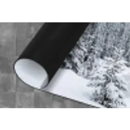 Rivier - Bevroren - Landschap - Winter Keukenloper - keukenmat middel -closeup