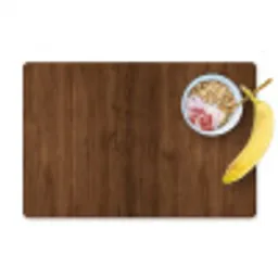 Hardhout - Patronen - Bruin Placemat vinyl groot 368 -zzzproduct_Kitchenyeah-website
