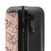 Schetsmatige Hartjesswirls NBS - Handbagage koffer - Volwassenen Unisex middel -slot