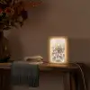 Bloemen - Wit - Natuur Light Box met kabel (Tafellamp) klein -sfeer4