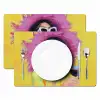 Vrouw - Hoed - Paars - Wijn Placemat vinyl groot -zzsfeer2_Kitchenyeah-website