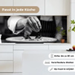 Chef - Garnering - Gerecht keuken achterwand 2 middel -sfeer4_DE