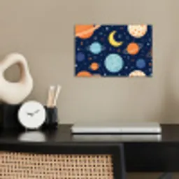Ruimte - Planeten - Kleurrijk poster papier klein -sfeer1