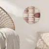 Macarons - Beige - Bruin Akoestische PET Vilt - Rond klein -sfeer4