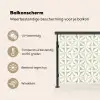 Abstract - Structuur - Grijs - Wit Balkonbeschermer Duitsland klein 596 -specs_NL