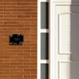 Illustraties - Zwart - Sierlijk Naambord Rechthoek middel -sfeer3-rechthoek-S