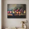 Rustiek - Stilleven - Fruit Textielframe zwart klein -sfeer2