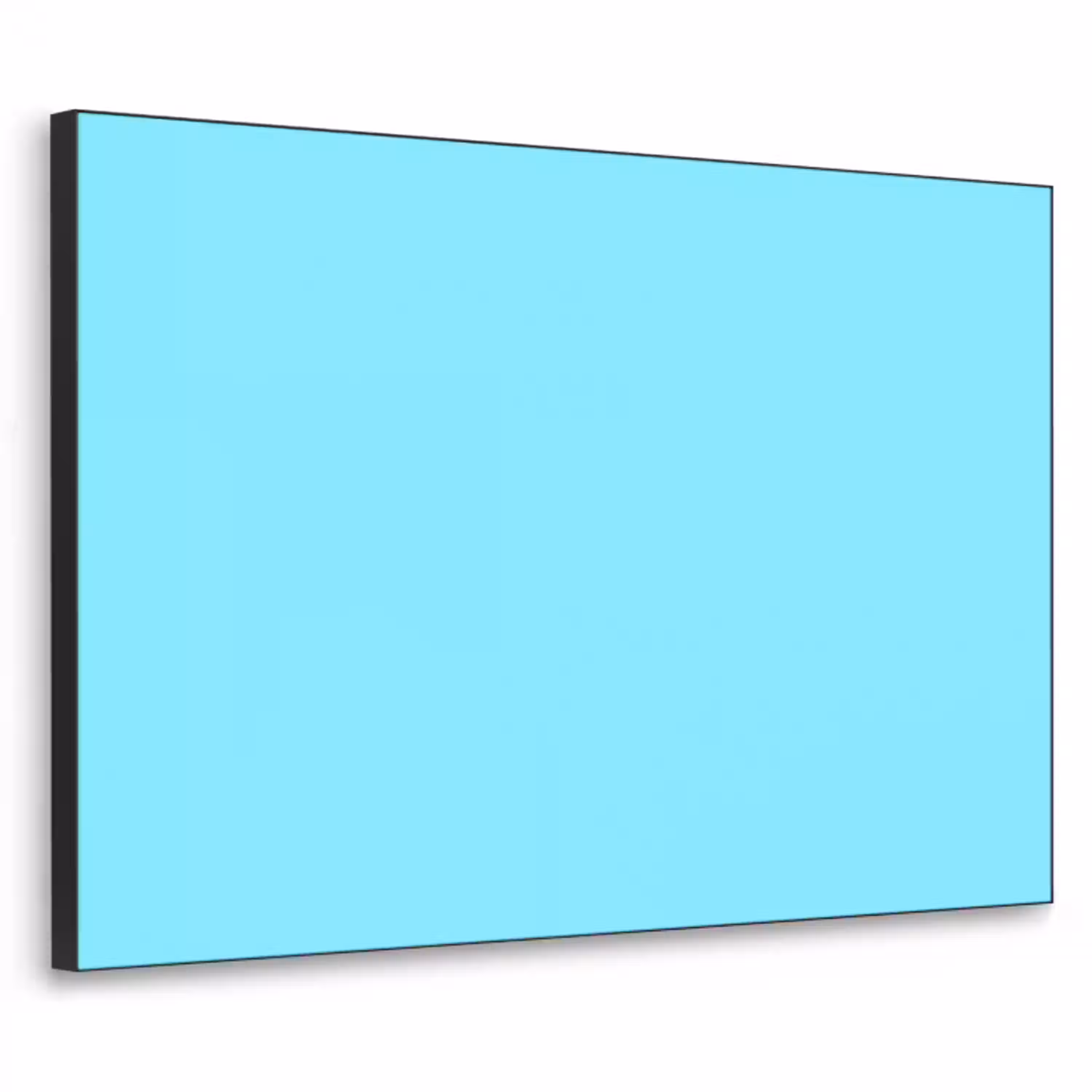 Electric - Cyan - Blauw Textielframe zwart klein 947 -3d