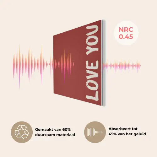 Schuin - Loveyou - Rood PET vilt klein -USP_NL