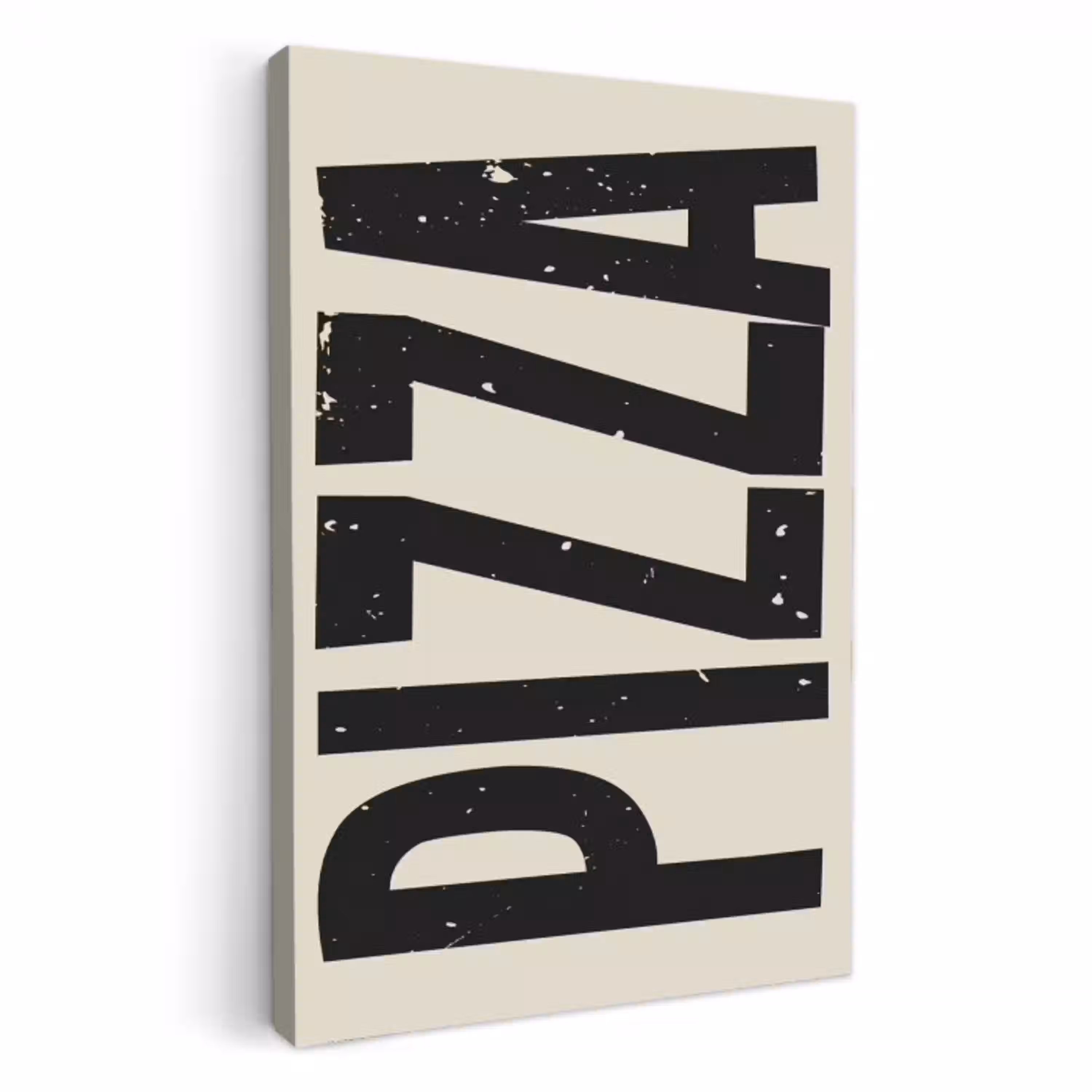 Pizza - Decoratie - Japandi - Vintage KitchenYeah - Keuken - Canvas klein -3d