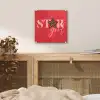 Star girl - Rood - Panter - Ster plexiglas 5mm klein -sfeer4