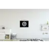 Vinyl - LP - Delfts Blauw - Muziek textielposter latten blank klein -kinderkamer