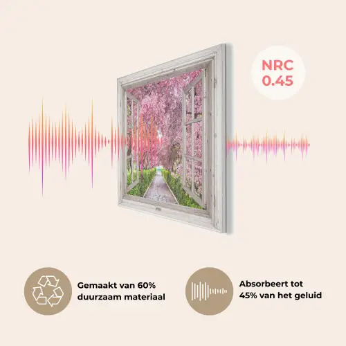 Japans - Sakura - Bloesem - Boom - Bloesem takken - Doorkijk PET vilt klein -USP_NL