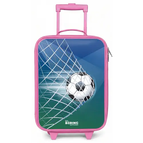 Bal in het goal Kinderkoffer - Roze klein -zz3dotto