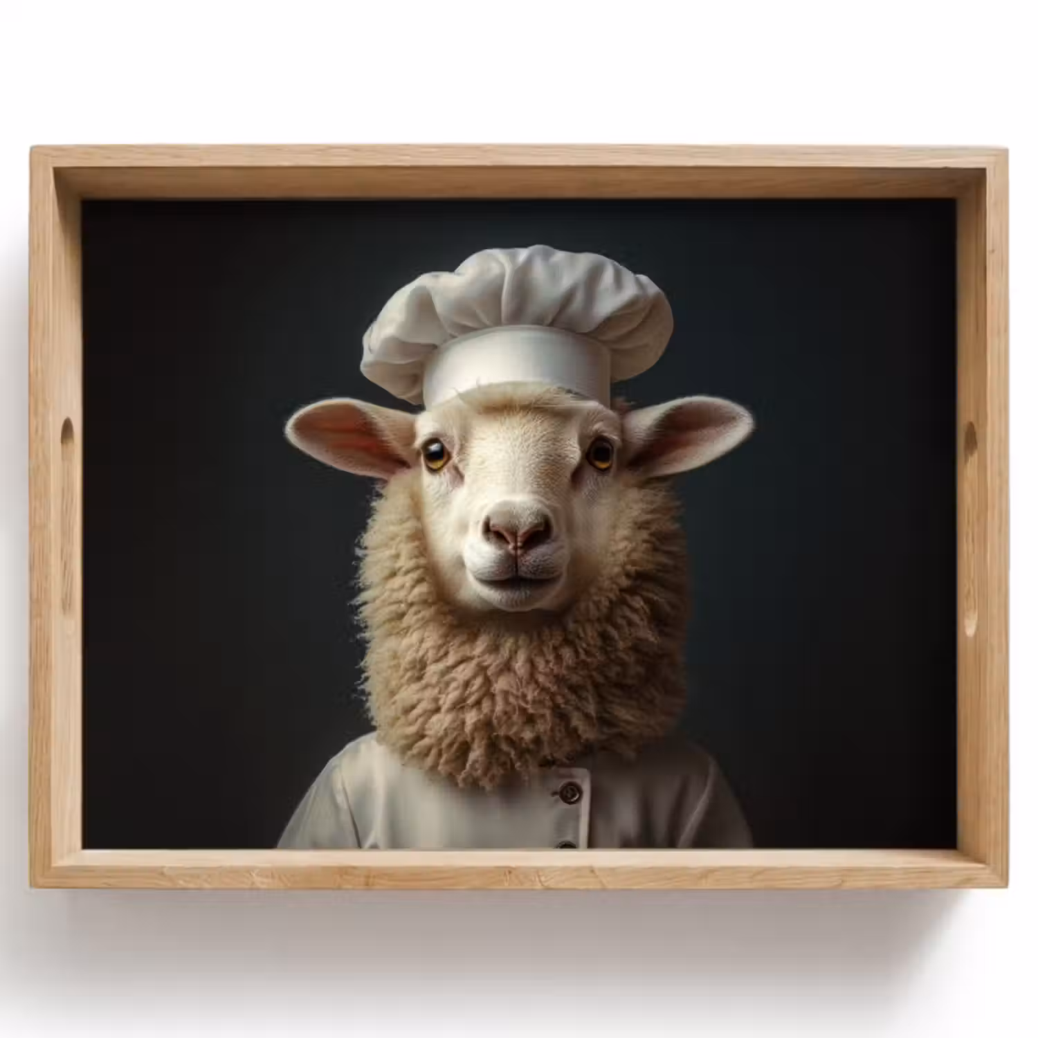 Dienblad - Schaap - Wol - Kok
