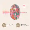 Roze - Bloemen - Wit - Oranje Akoestische PET Vilt - Rond klein -USP_NL