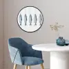 Vissen - Illustratie - Delfts - Blauw Fotolijst rond zonder passe partout klein -sfeer2