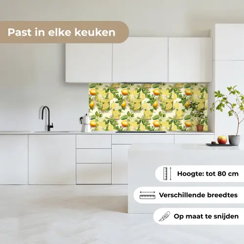Citroen - Drankje - Glas - Munt keuken achterwand 2 middel 871 -sfeer4_NL