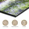 Bos - Pad - Bloemen - Paars - Groen - Natuur aluminium wit klein -closeup_NL