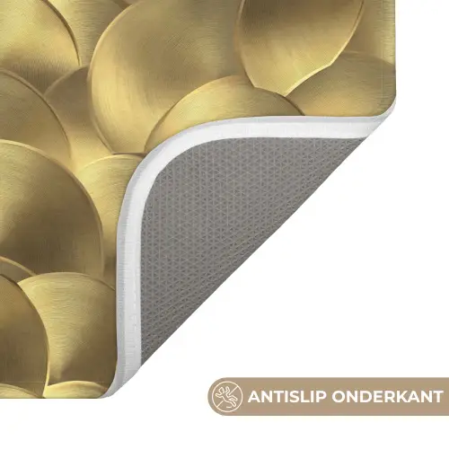Modern - Cirkel - Goud WCmat klein 1009 -USP_AntislipNL
