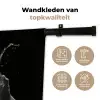 Whiskyglazen - Ijs - Spetters - Zwart Wandkleed katoen klein -sfeer2