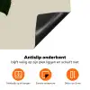 Cameliabloem - Wit - Groen Inductie beschermer vinyl 3mm klein -zzzzzzz-td-onderkant