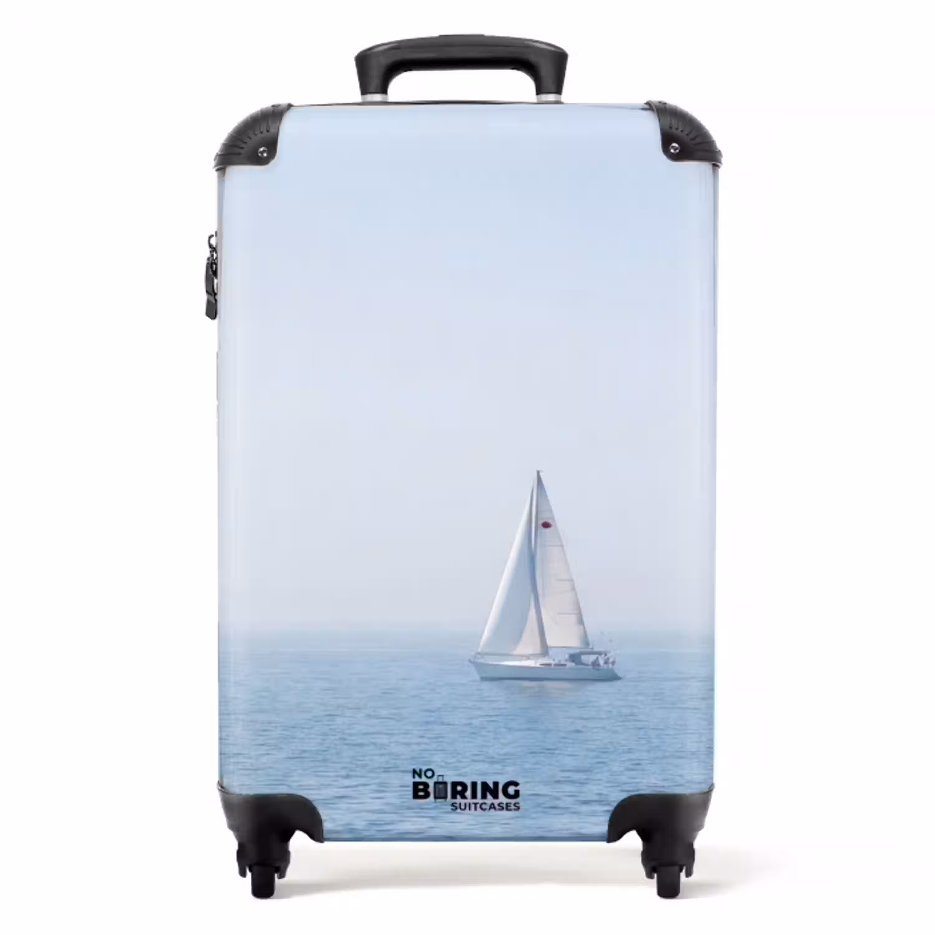 Horizon - Zeilboot - Zee NBS - Handbagage koffer - Volwassenen Unisex middel -productfoto_recht