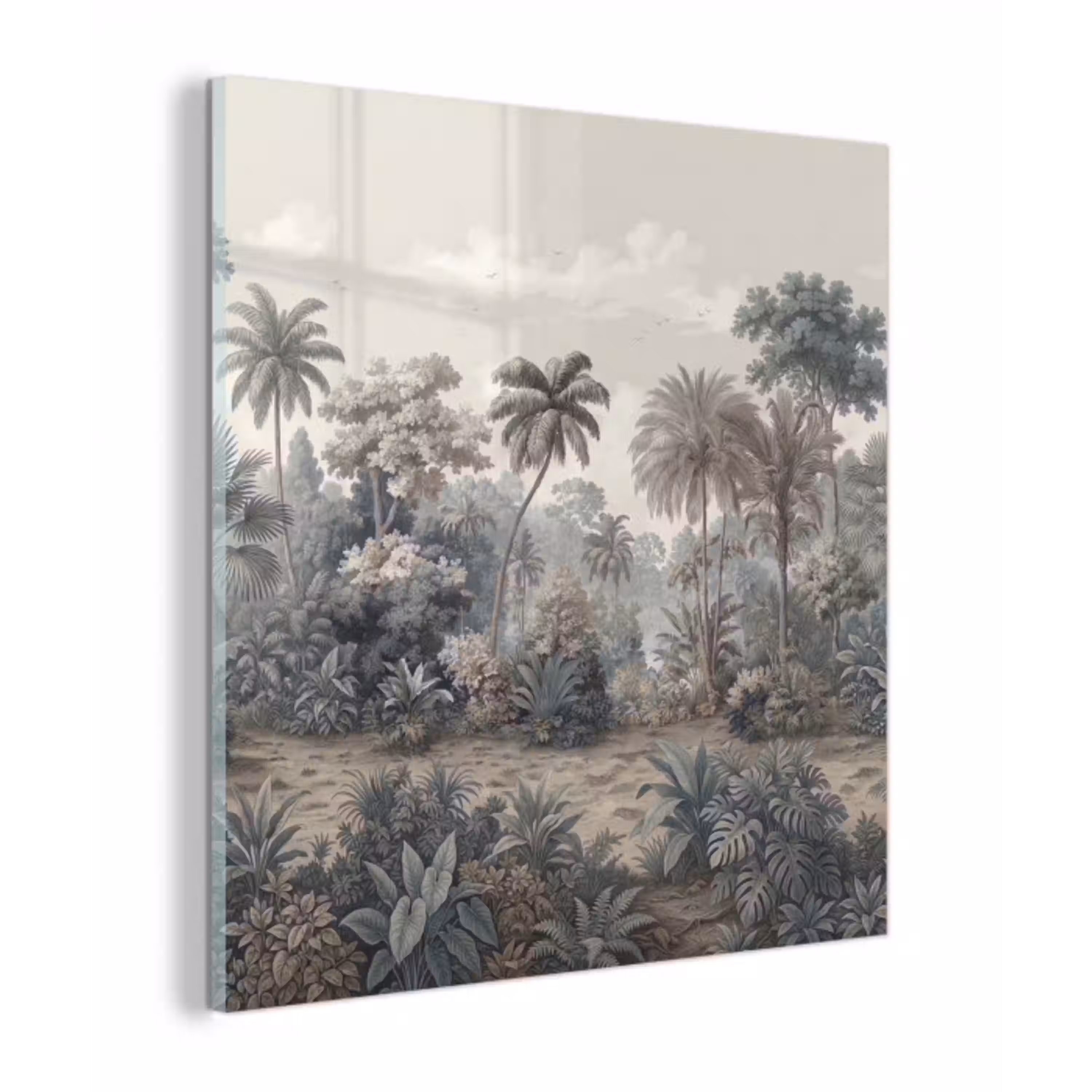 Tropisch - Landschap - Illustratie plexiglas 5mm klein -z3d